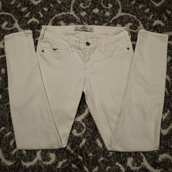 Hollister White Skinny Jeans - Picture 2 of 8